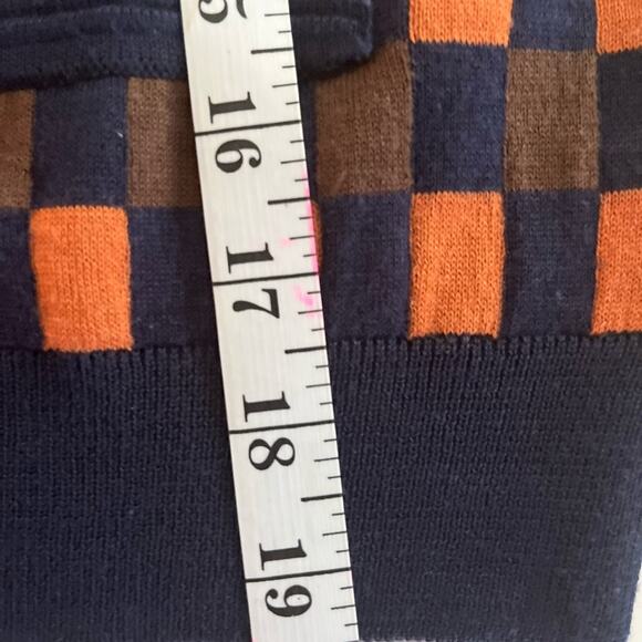 Morine Compte Marant checkered wool blend cardigan sweater size Small - Picture 8 of 9